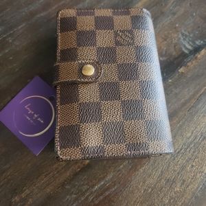 LV DAMIER KISSLOCK WALLET
